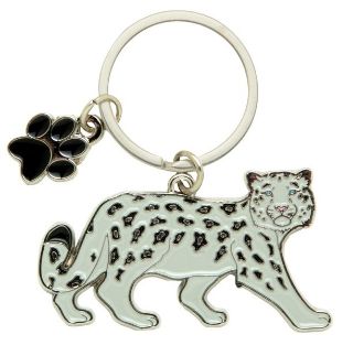 Obrázek z Klíčenka sněžný leopard kov (12) 